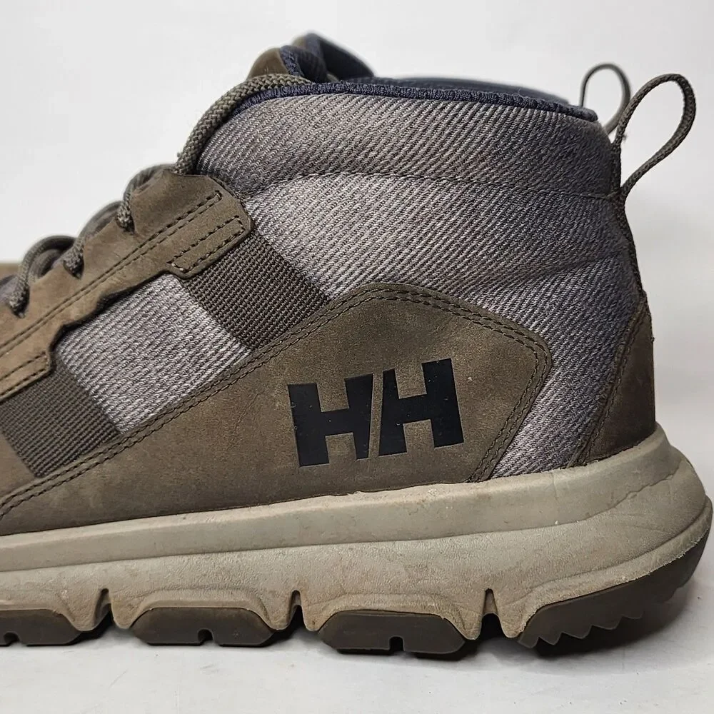 Helly Hansen Jaythen X Hiking Boots Mens 9 Espresso Brown Waterproof Suede